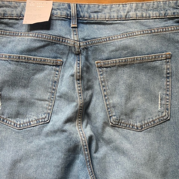 LC Lauren Conrad women’s super high-rise crop gene NWT size 16 - Picture 3 of 6